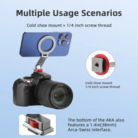 Profesjonalny magnetyczny uchwyt do telefonu MagnetoFlex Pro™ z funkcją przejściówki do lustrzanki